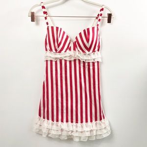 Victoria’s Secret Candy stripe corset/ mini dress
